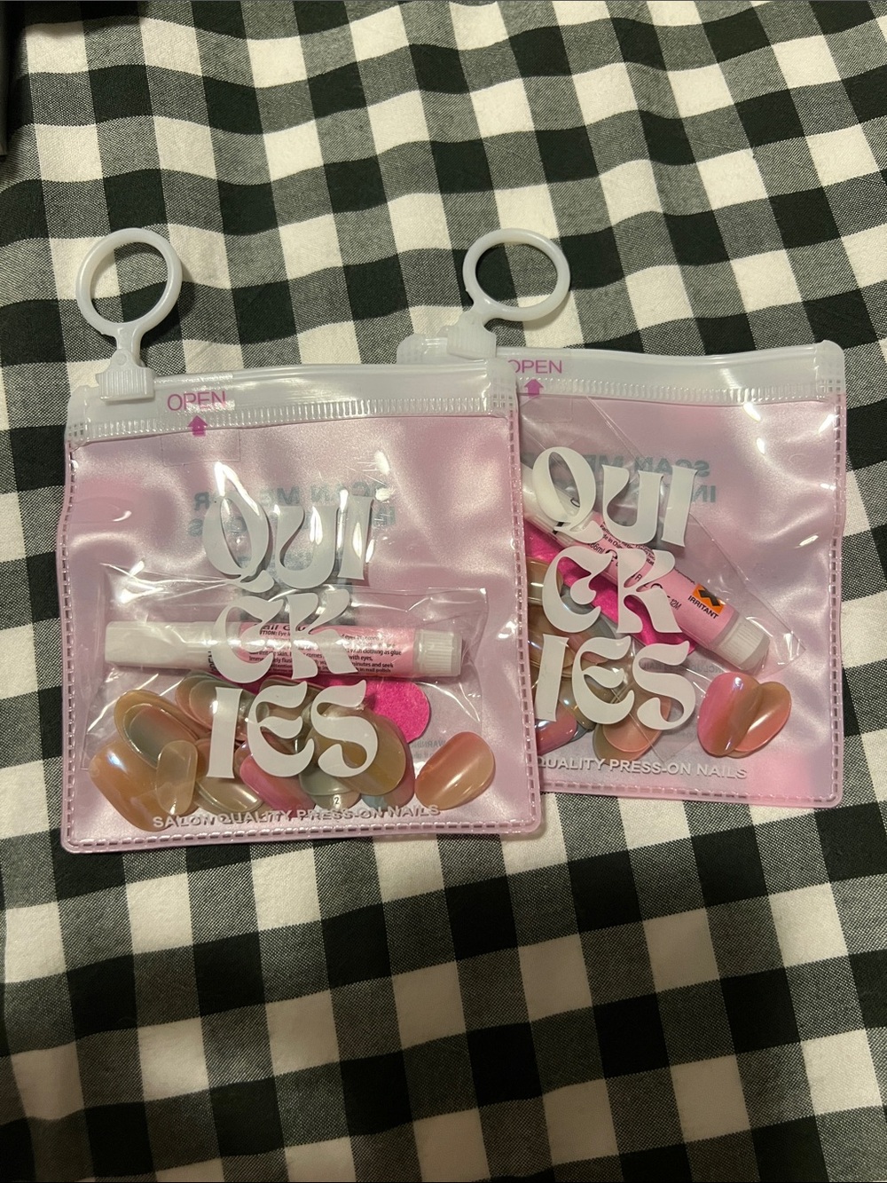 Quickies glue-On Nail Kits